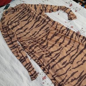 Wild Fable Tiger stripe mesh dress XXL